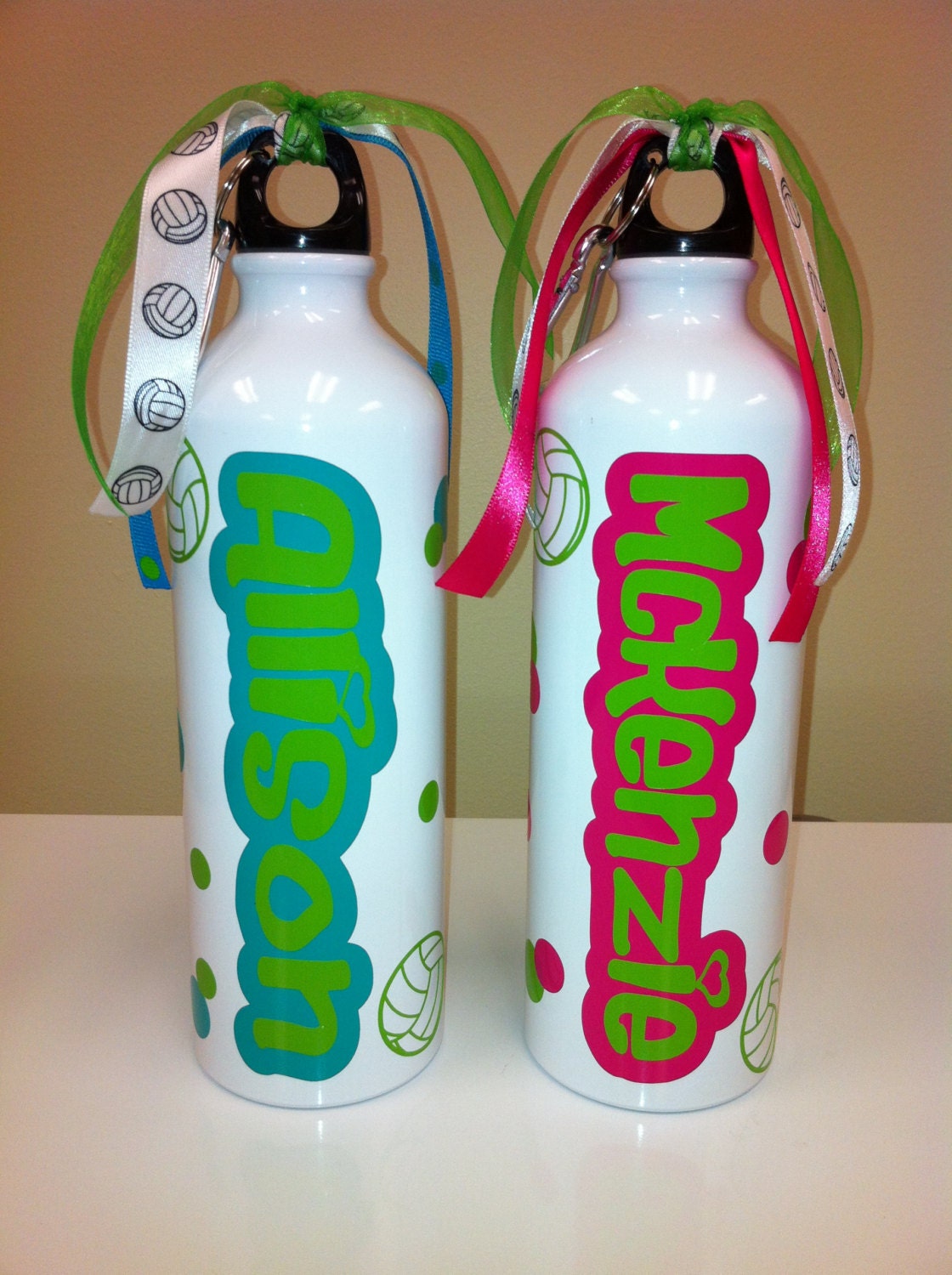 Personalized Team Sports Volleyball Water Bottle