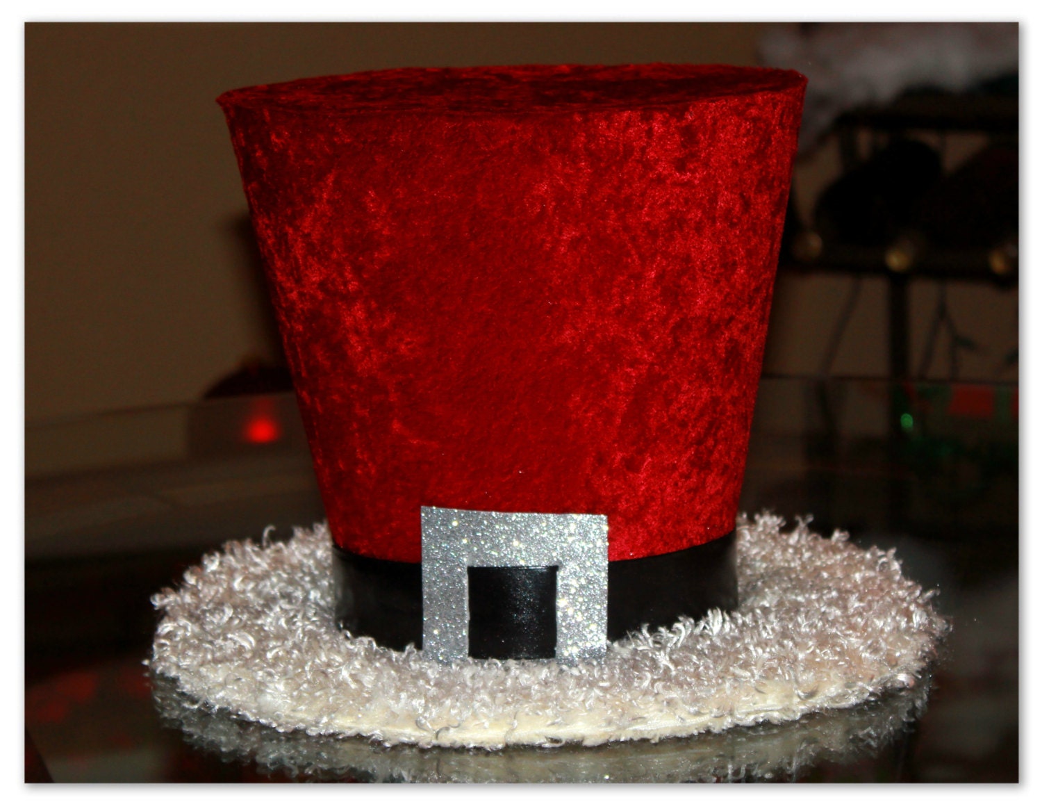 Santa Claus top hat Christmas Hat Candy cane Christmas tree