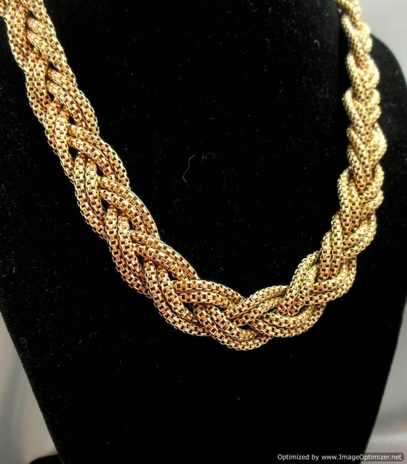 Braided Mesh Rope Necklace by VJSEJewelsofhope on Etsy