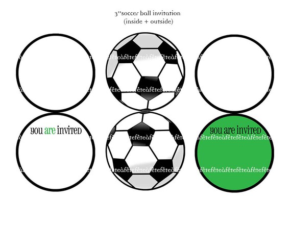 Soccer Ball Invitations 7