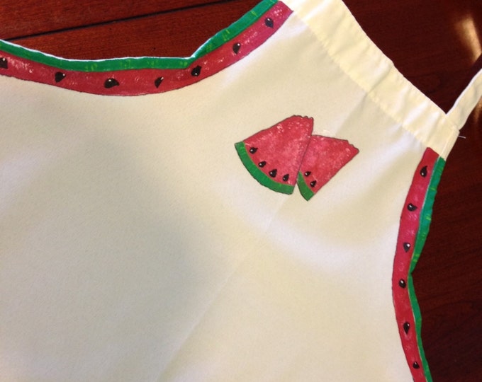 Watermelon Apron for Those Cook Outs or Cook Ins. Perfect for Fourth of July.