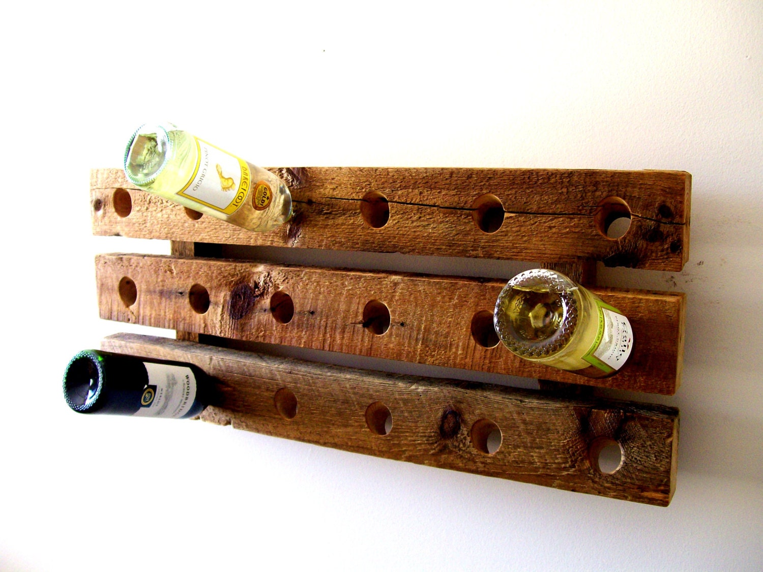 Reclaimed Wood Wine Rack Barn Wood Riddling Rack