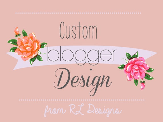 Items Similar To Custom Blogger Design-custom Blogger Template ...