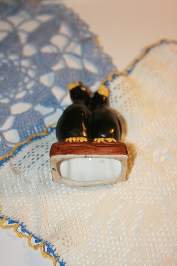 Vintage Double BlackBird Pie Birds