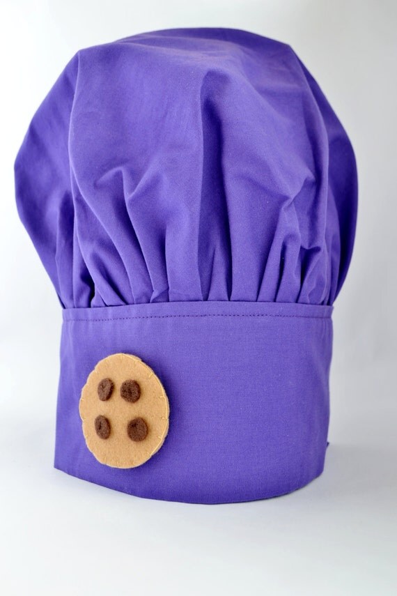 Items similar to Kids Purple Chef Hat with Cookie Snaps on Etsy