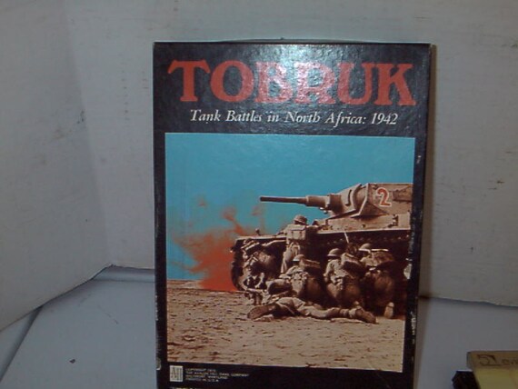 Military Board Game Of Tobruk By WhiteEnterprises On Etsy