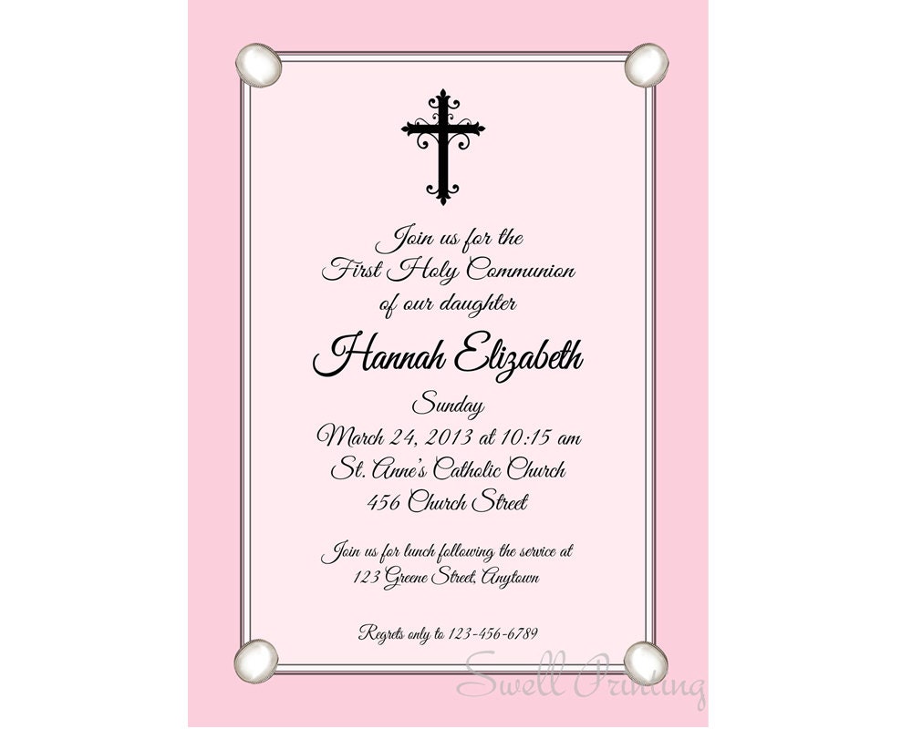 Confirmation Party Invitations 2