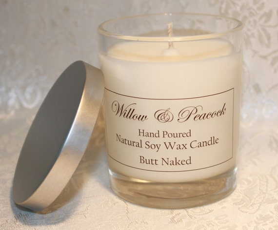 Items Similar To Butt Naked Hand Poured Natural Soy Wax Scente