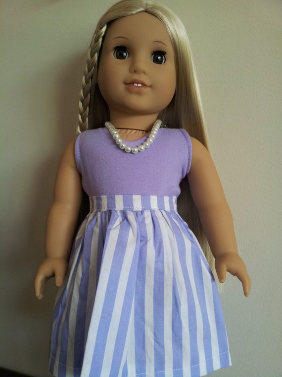 2-Piece outfit and pearl necklacefor American Girl, Our Generation, and other 18 inch dolls