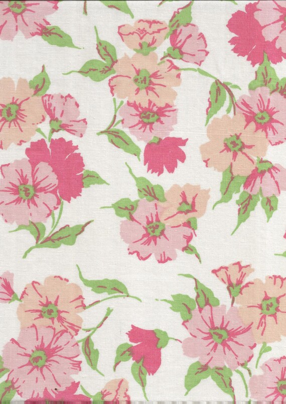 one sweet vintage sheet fat quarter vintage fabric one sweet vintage sheet fat quarter vintage fabric