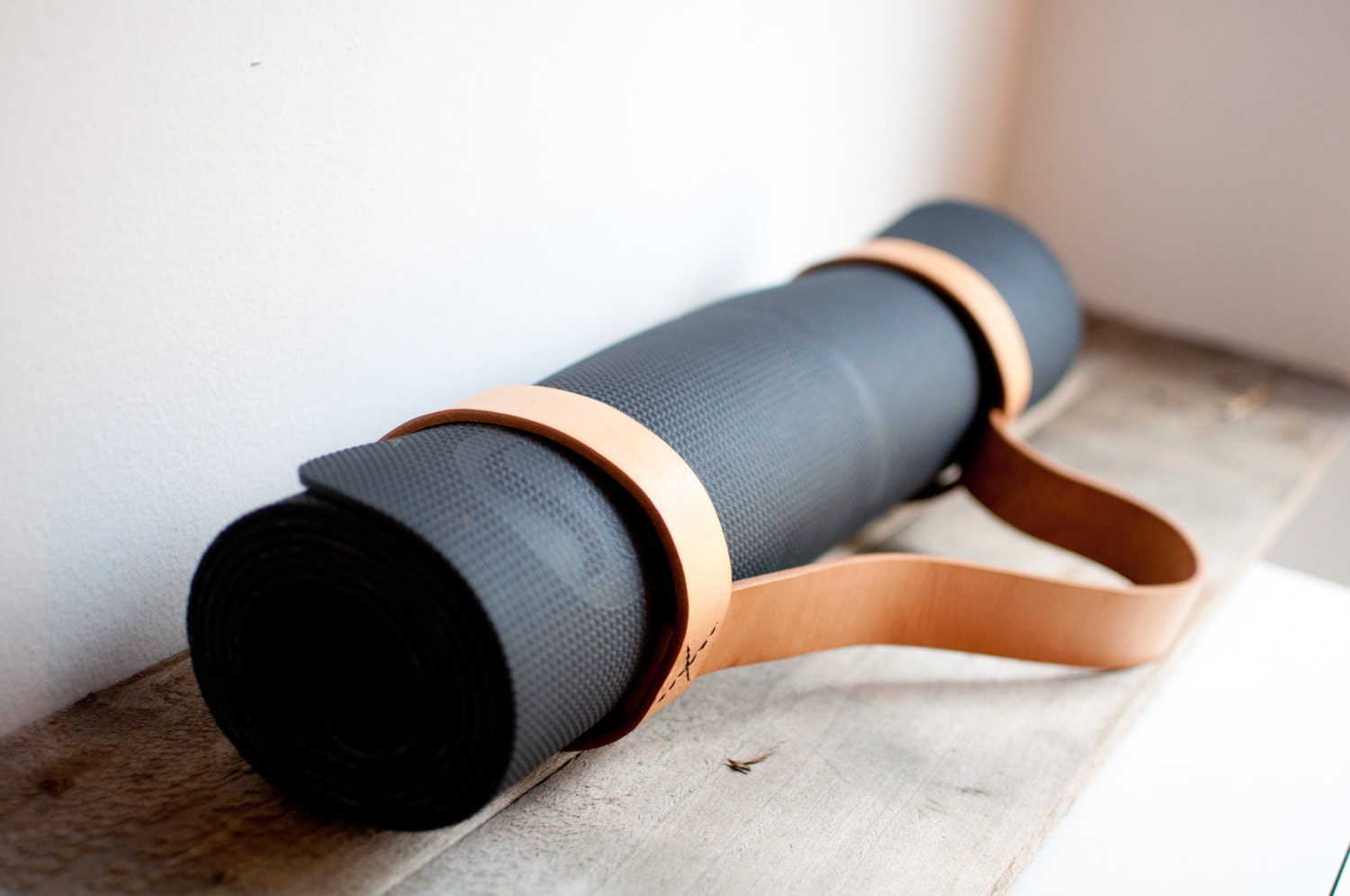 Natural Leather Yoga Mat Sling