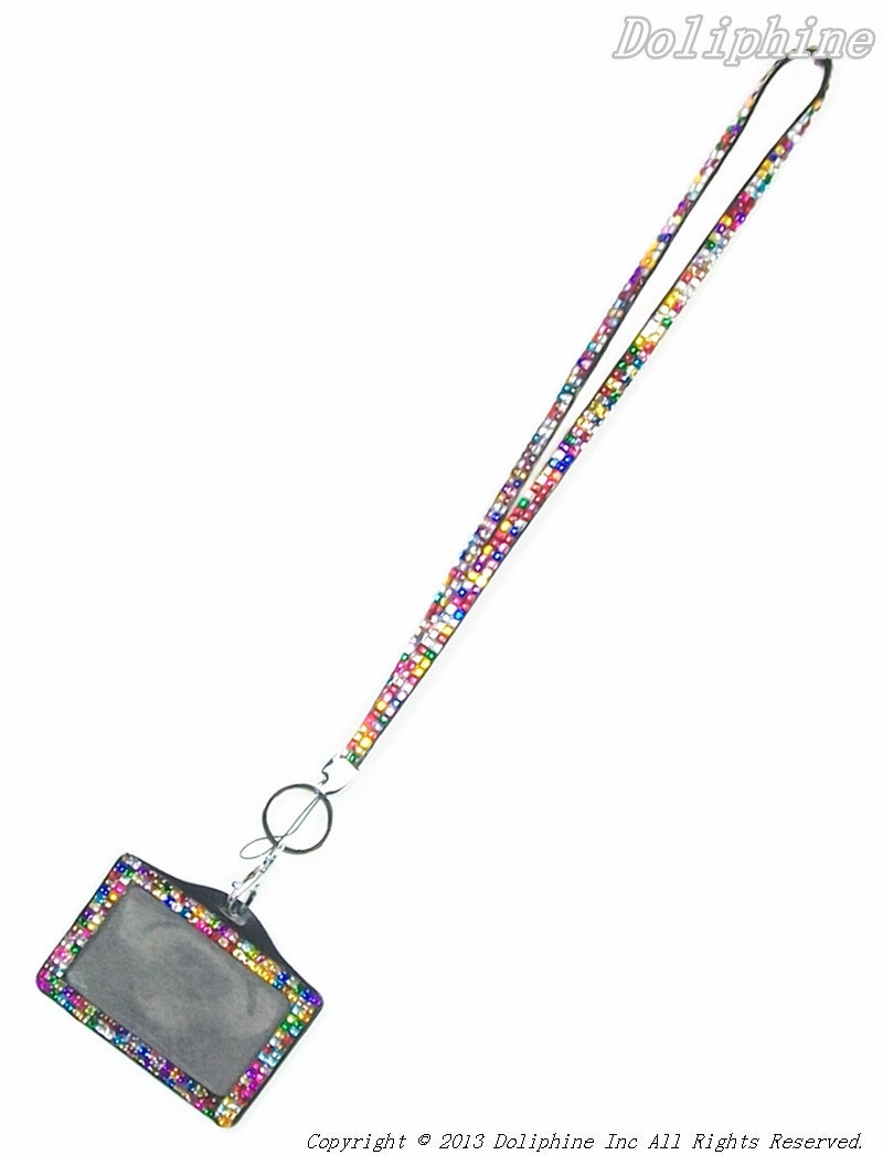 Multi-Color Rhinestone Crystal Bling Necklace 18