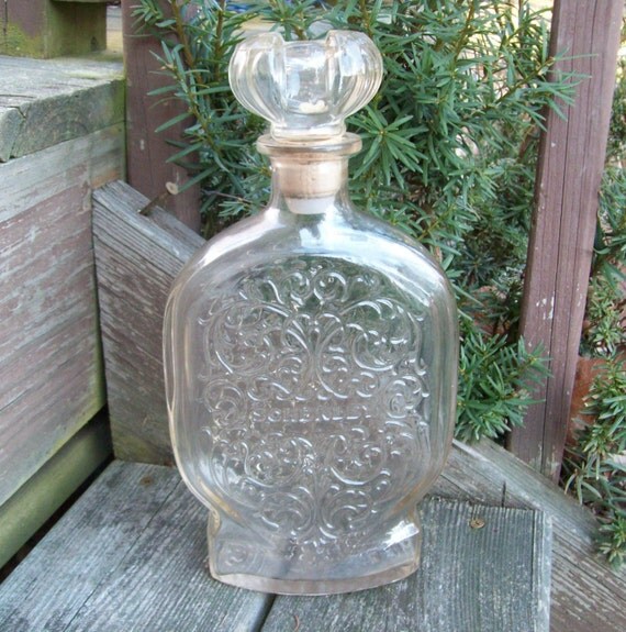 Vintage SCHENLEY Decorative Corked Liquor Bottle Collectible