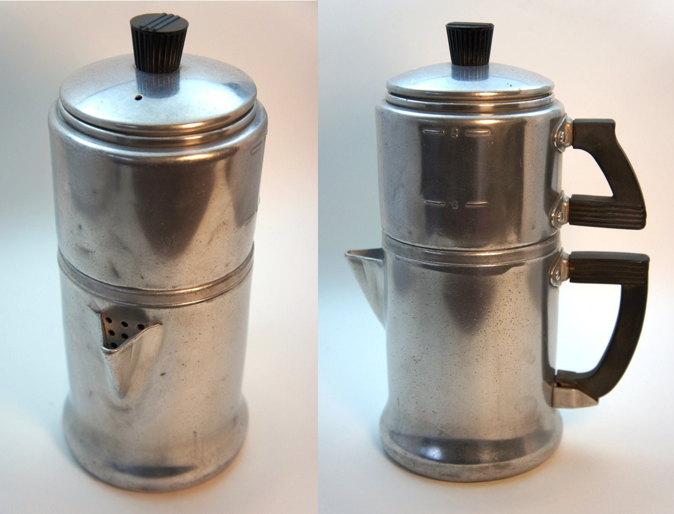 Vintage WearEver Aluminum Coffee Pot Made in USA by VenturaBlvd