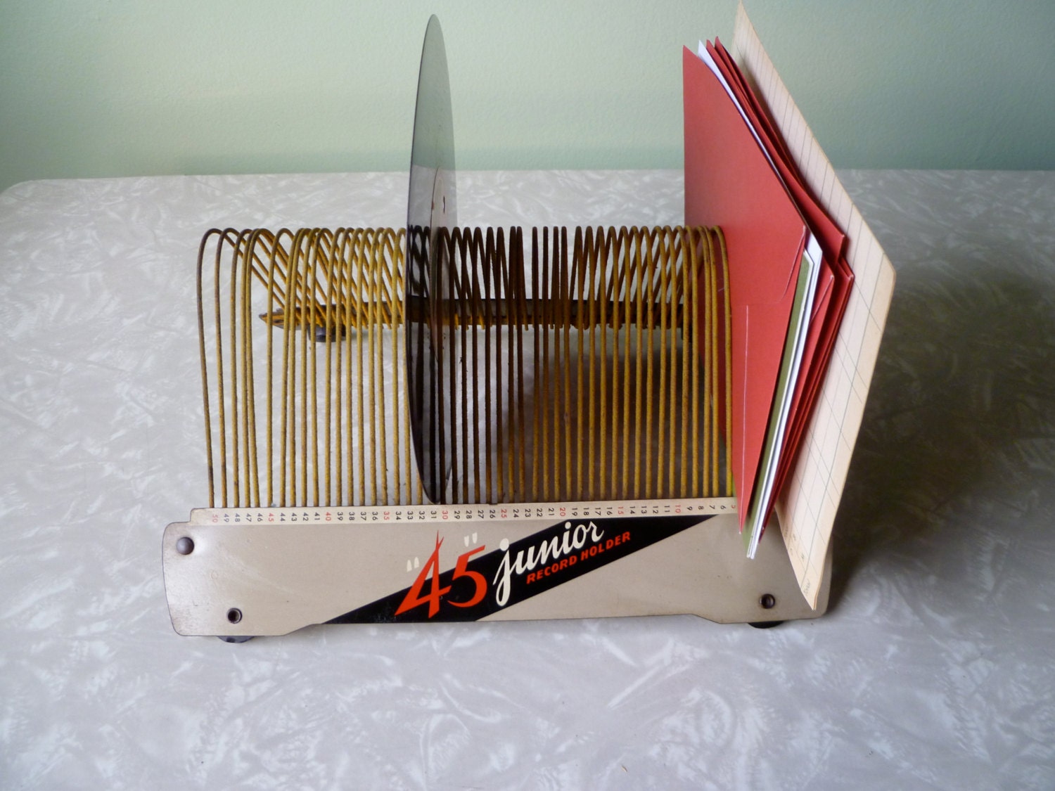 45 Junior Record Holder 1950's 45 RPM Table Top Record