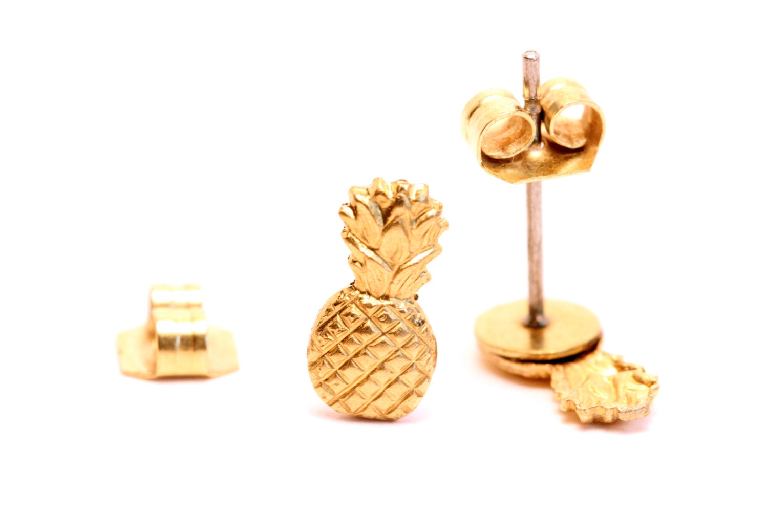 Pineapple pineapple stud earrings fruit earrings