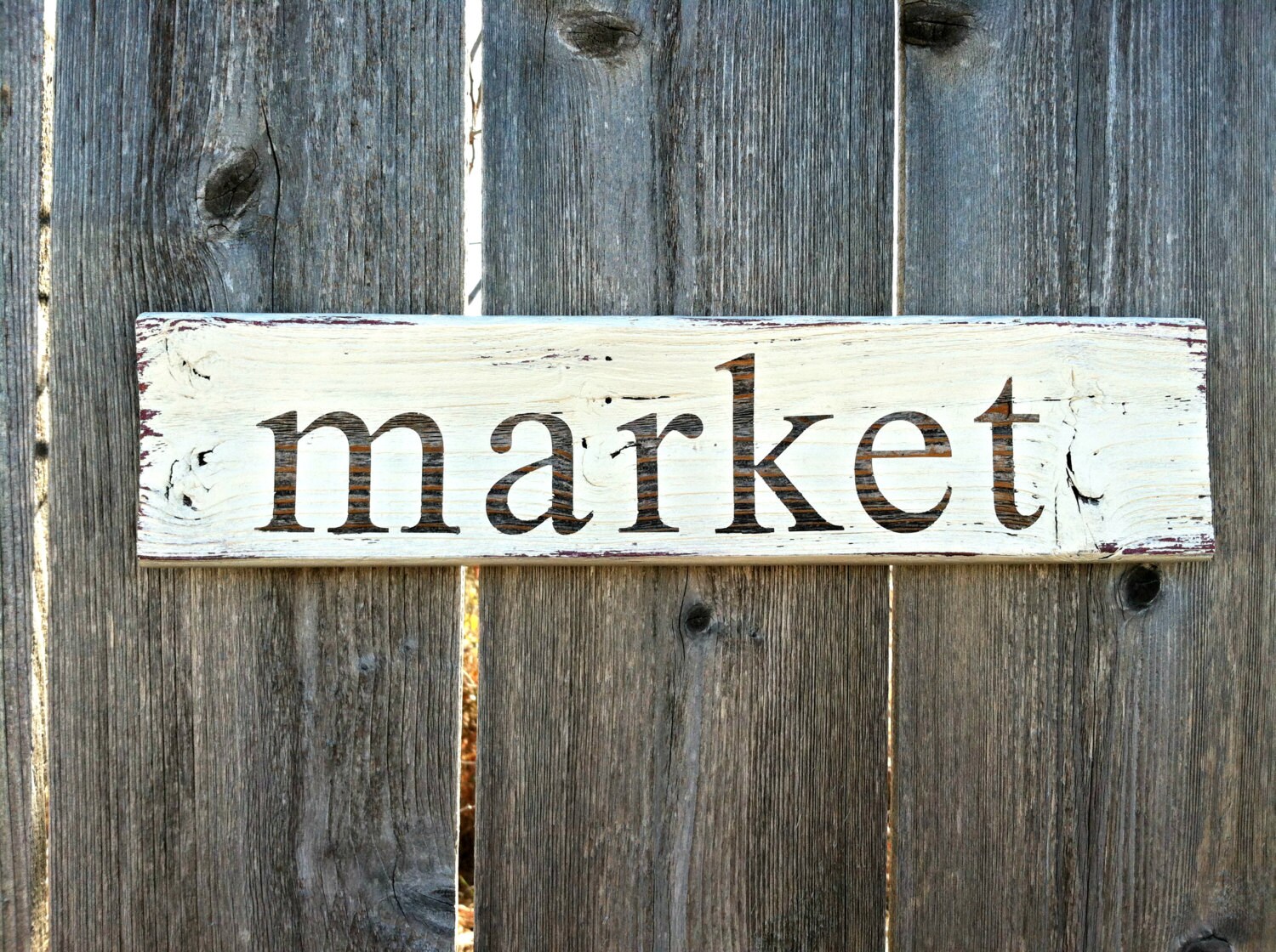 Made to Order Vintage Style market Wooden Sign Handmade