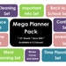 Mega Household Binder Planner Pack Printables - Home Organisation - 131 sheets - Super Value Pack