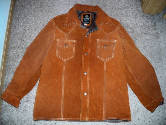Vintage Cooper Sportswear MFG Co Brown Leather Rancher by Joeymest