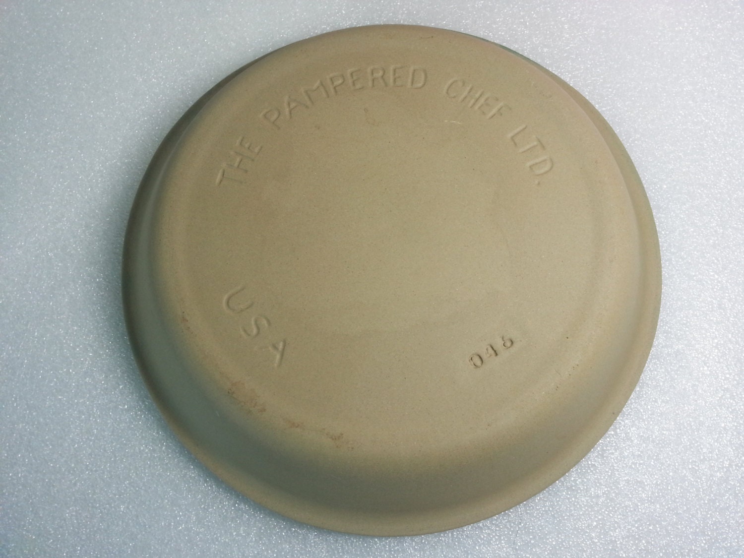 9 Pampered Chef Stoneware Pie Plate In Box Made In USA