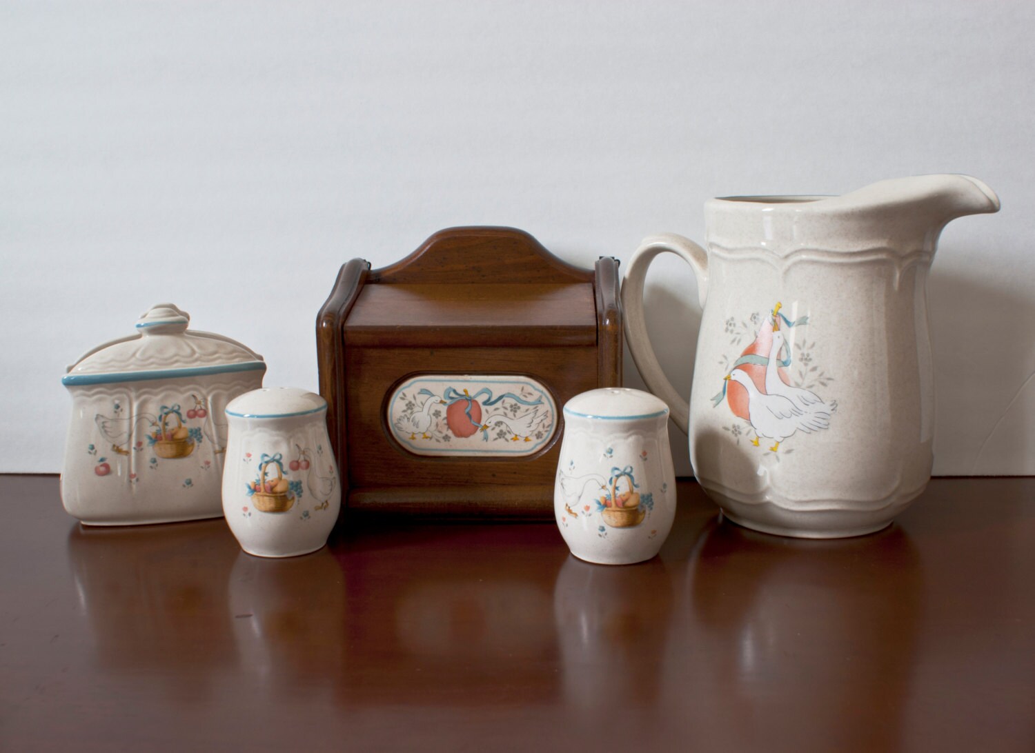 SALE International China Marmalade Gaggle of Geese Goose Duck