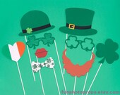 St Patrick's Day Photo Booth Props - 9 Piece Photobooth Set - Photobooth Props Il_170x135