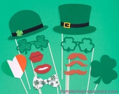 St Patrick's Day Photo Booth Props - 12 Piece Photobooth Set - Photobooth Props Il_170x135