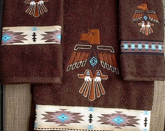 Thunderbird Towel set (Native American)