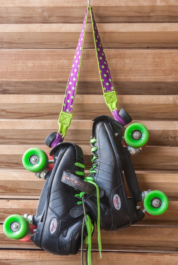 Purple/Green Roller Skate Sling by BeetleSlings on Etsy