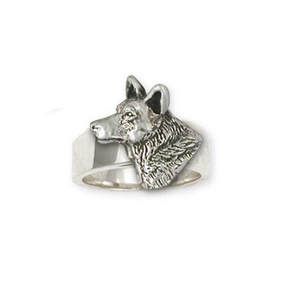 Sterling Silver Australian Cattle Dog Ring Jewelry ACD3R Etsy
