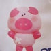 DIY Kit Felt Pink Pig sewing kit with sewing pattern, easy sewing project, sew for kids, ShineKidsCrafts