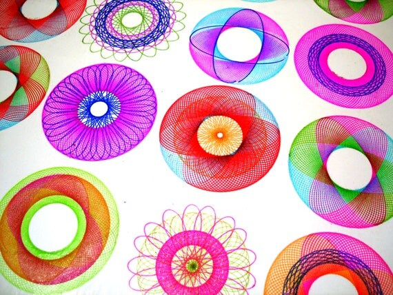 Spirograph Toy Kit Spirograph Pens Drawing Set Magic Circles