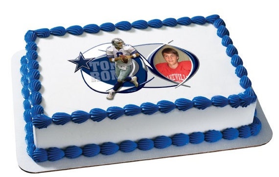 NFL - TONY ROMO Edible Image Cake Topper Il_570xn