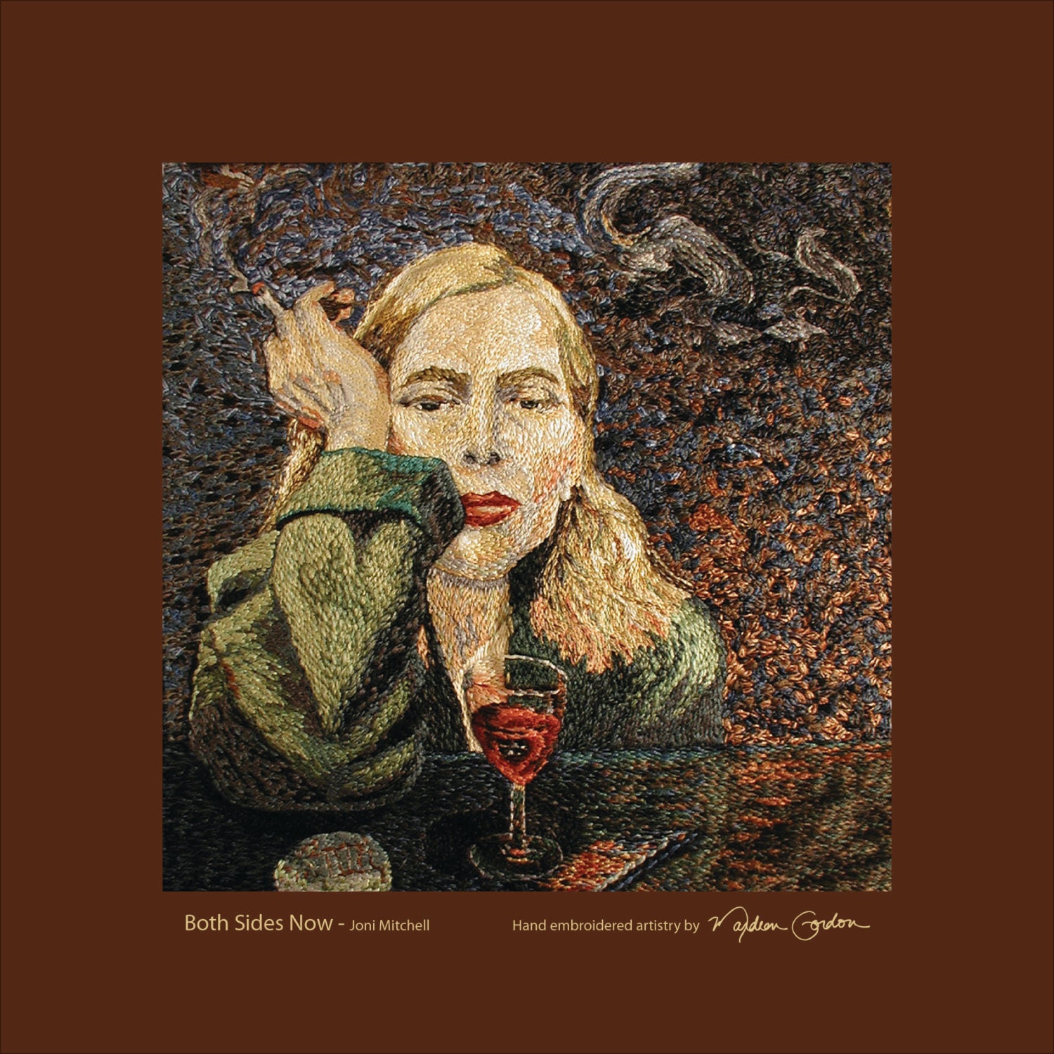 Joni Mitchell Both Sides Now Album Cover Print Of Hand