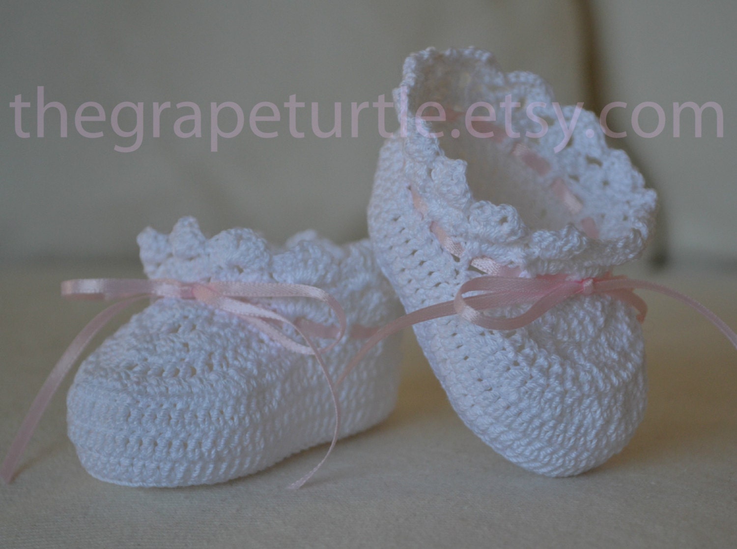 Heirloom Crochet Baby Booties Baby Shoes Girl or Boy Baby