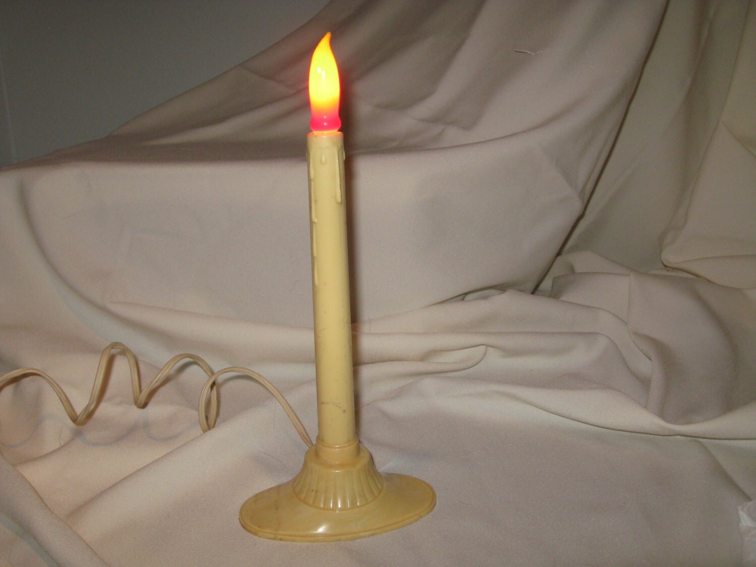 vintage electric christmas candle stick by vintage electric christmas candle stick by