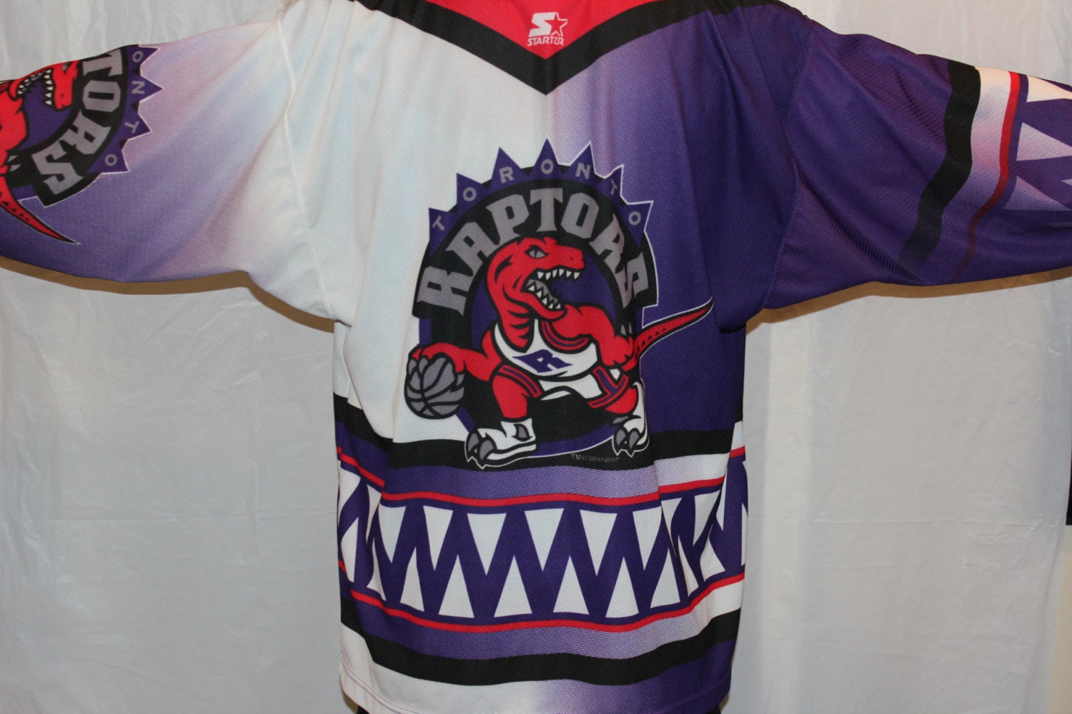 Rare Vintage Toronto Raptors STARTER Hockey Jersey