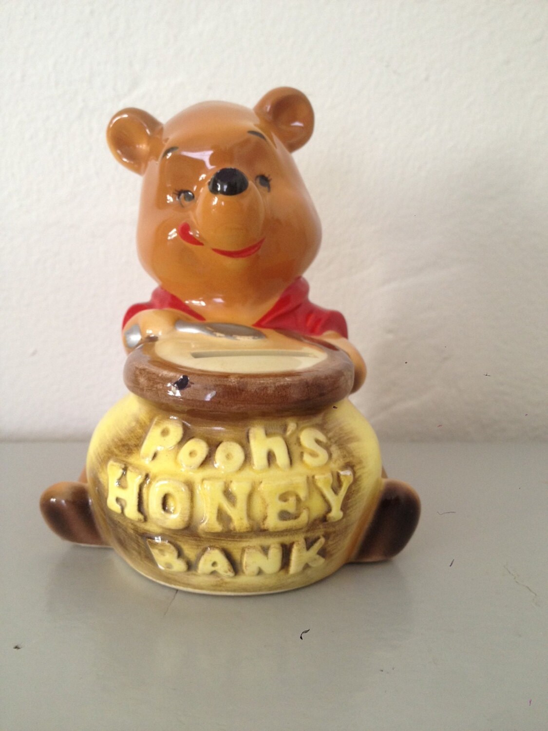 Vintage Winnie the Pooh Honey Bank Walt Disney by RetroDisney