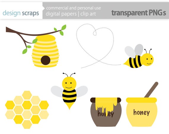 free clipart of honey bees - photo #28