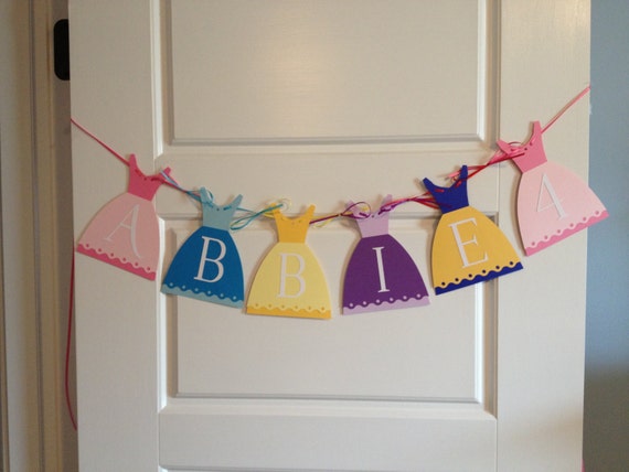 Princess Birthday Banner Kit by CharlieThyme on Etsy