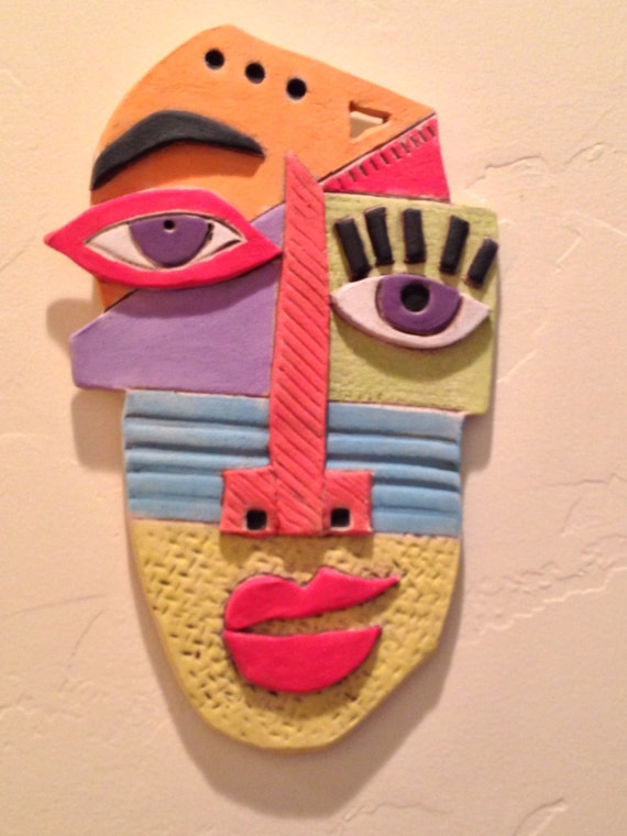 Abstract Ceramic Face