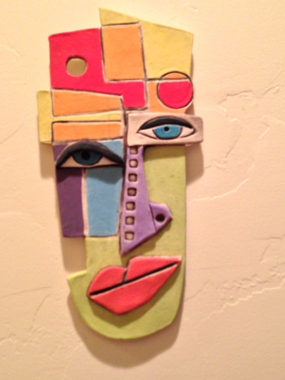 Abstract Ceramic Face