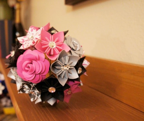 Custom Wedding Kusudama Origami Paper Flower Package 8775