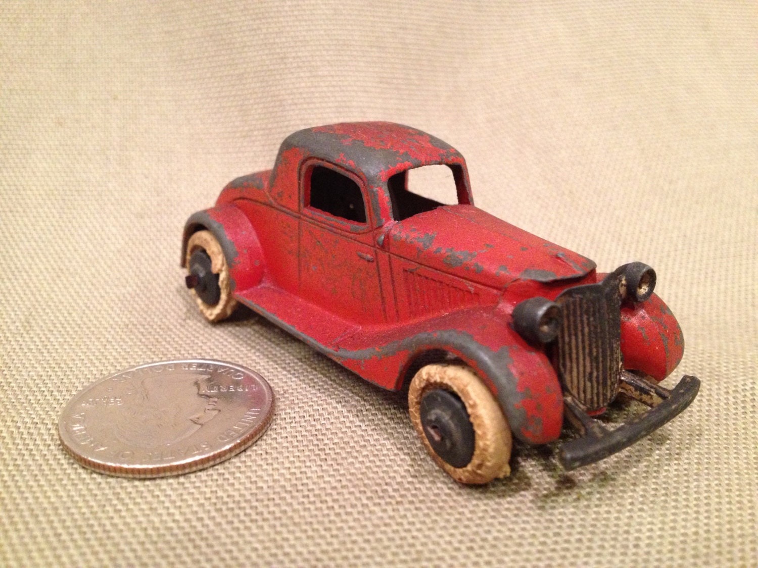 Tootsie Toy Car Red