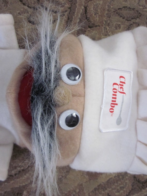 Vintage Chef Combo Hand Puppet 1979