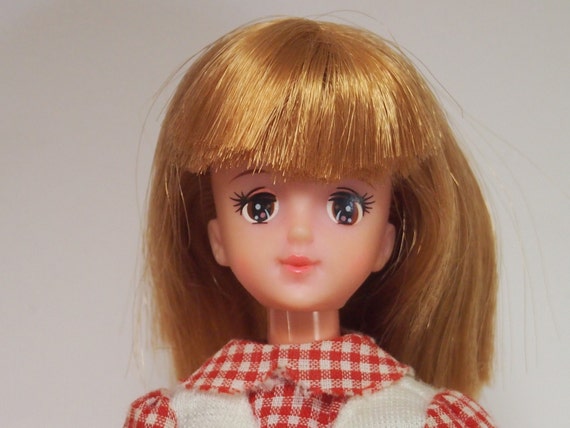 Vintage MaBa Barbie Jenny-like face with Barbie's by foundinjapan