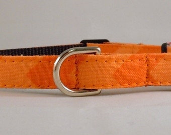 Orange cat collar | Etsy