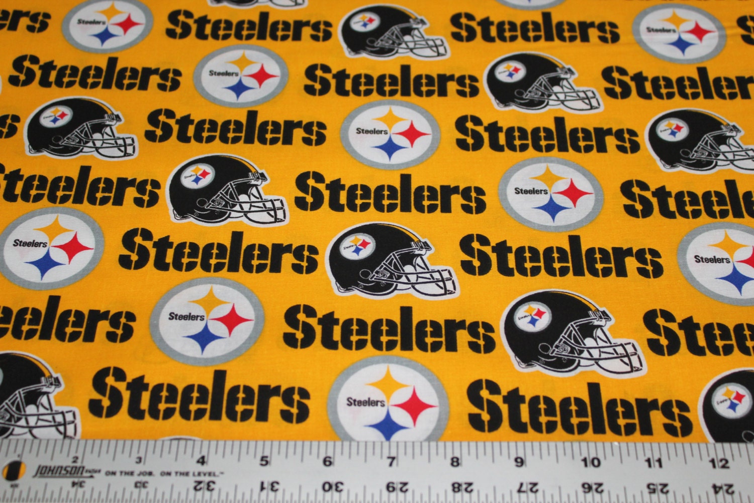PITTSBURGH STEELERS NFL Cotton Fabric By The Yard Sports Team