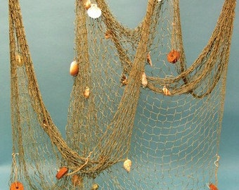 Fish Net Shells, Floats Perfect For Your Craft Project