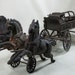 Vintage Toys - Cast Iron Diecast Horse Drawn Fire Truck - Possibly Hubley or Kenton - Great Collectible